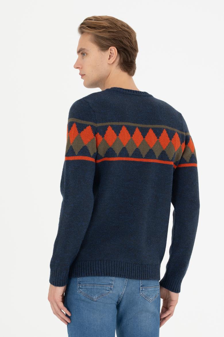 Erkek Lacivert Kazak - 50279603006