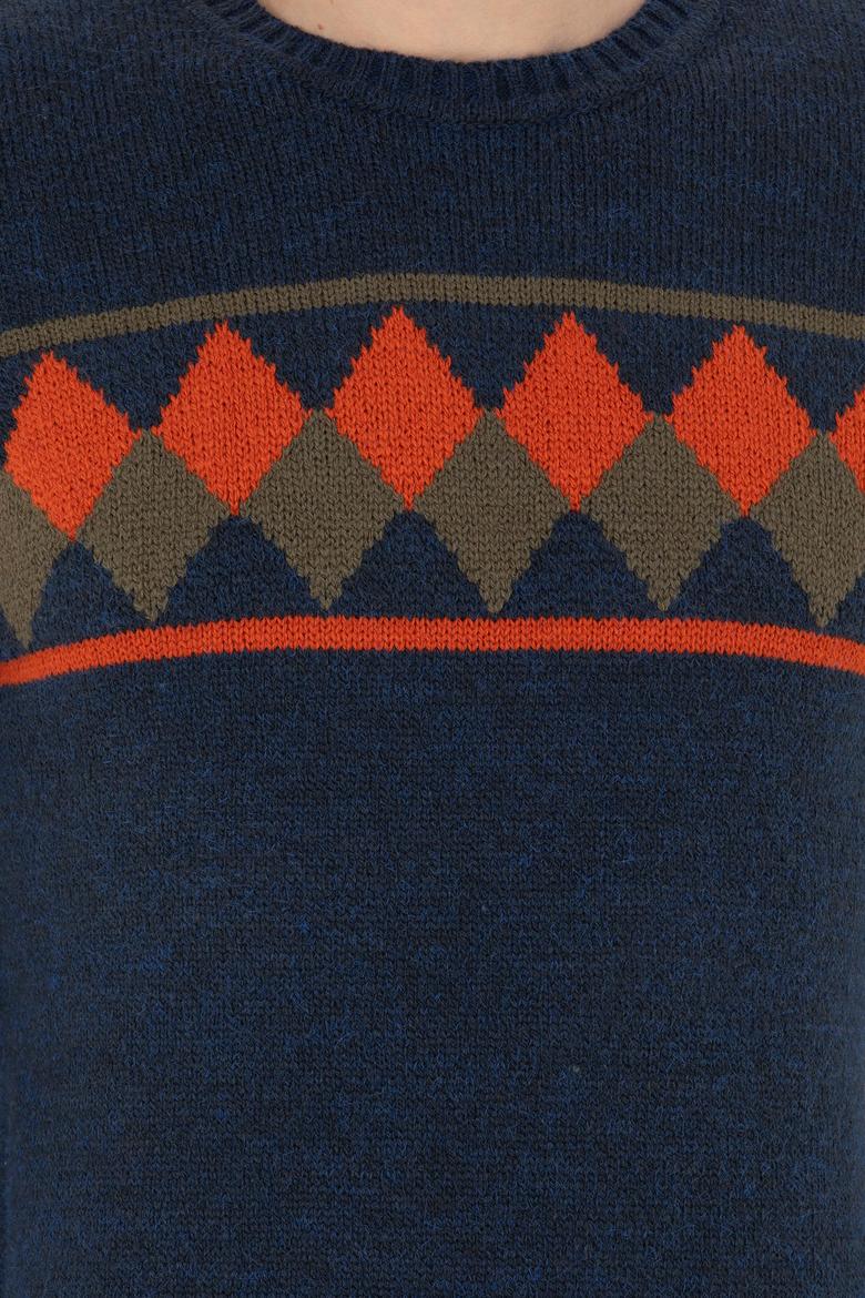 Erkek Lacivert Kazak - 50279603006