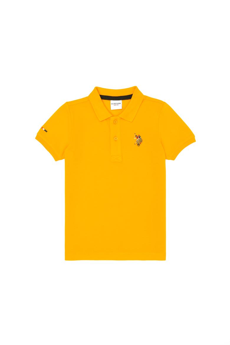 Erkek Çocuk Turuncu Basic Polo Yaka Tişört - 50284814025