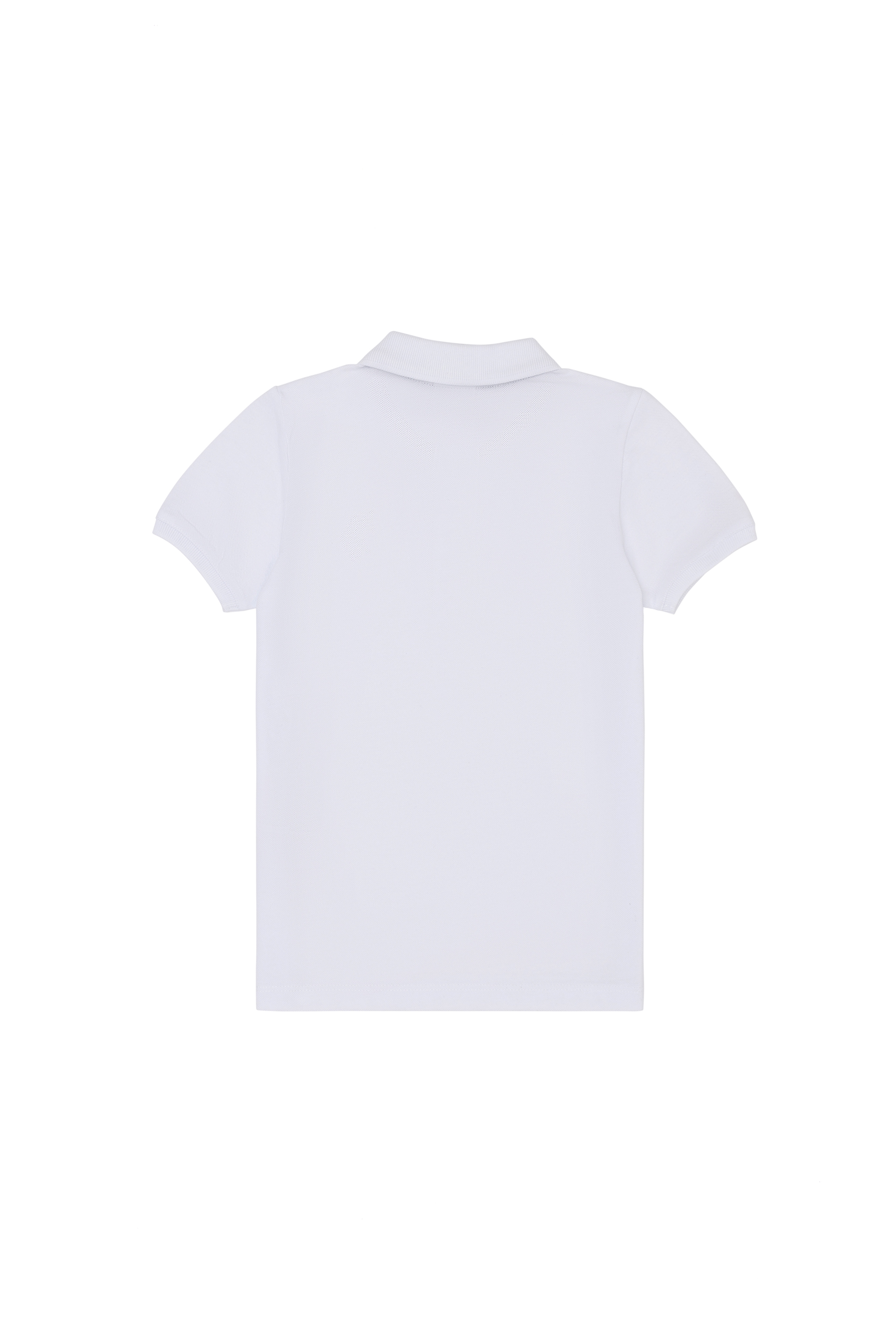 Erkek Çocuk Beyaz Basic Polo Yaka Tişört
