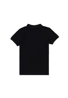 Erkek Çocuk Siyah Basic Polo Yaka Tişört - 50284814089