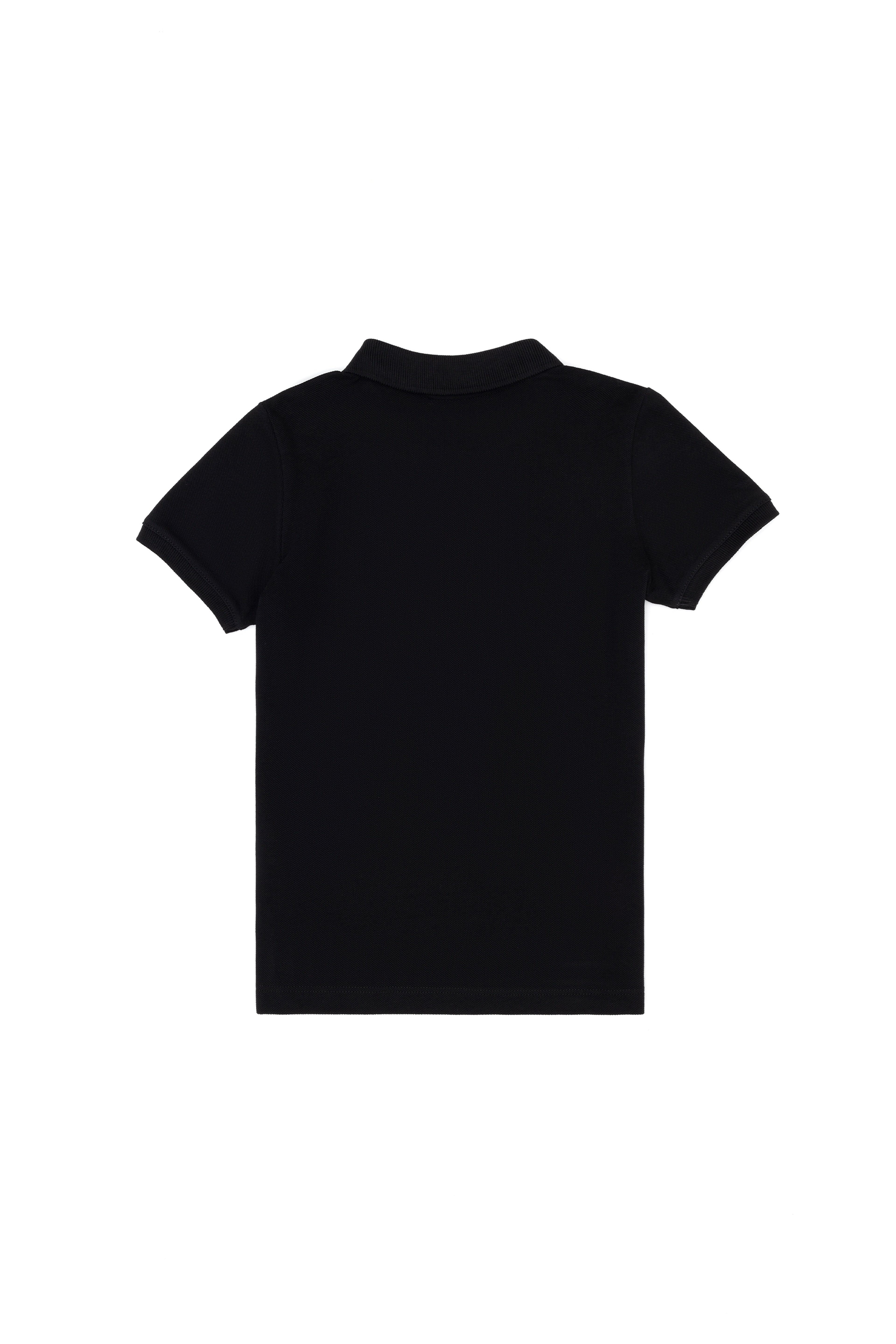 Erkek Çocuk Siyah Basic Polo Yaka Tişört - Image 3
