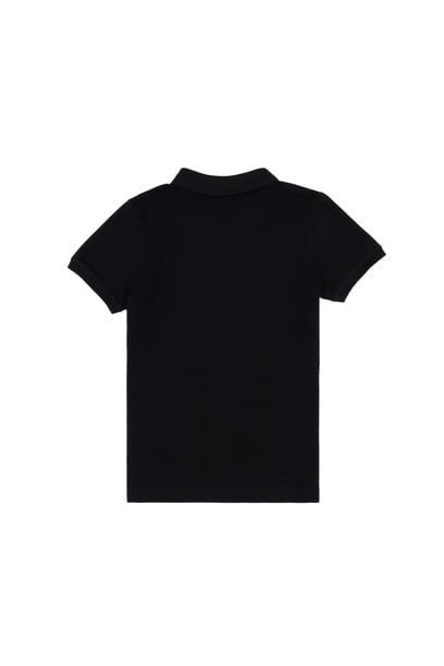Erkek Çocuk Siyah Basic Polo Yaka Tişört