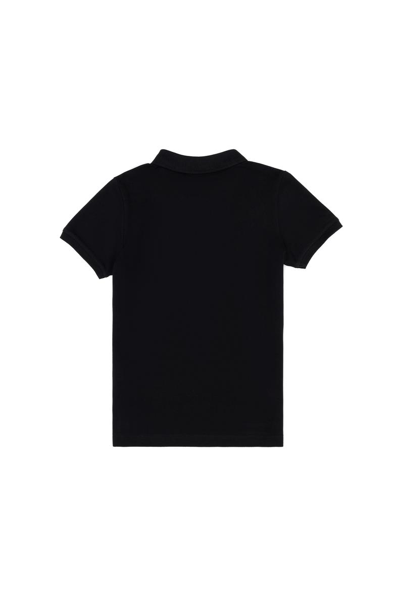 Erkek Çocuk Siyah Basic Polo Yaka Tişört - 50284814089