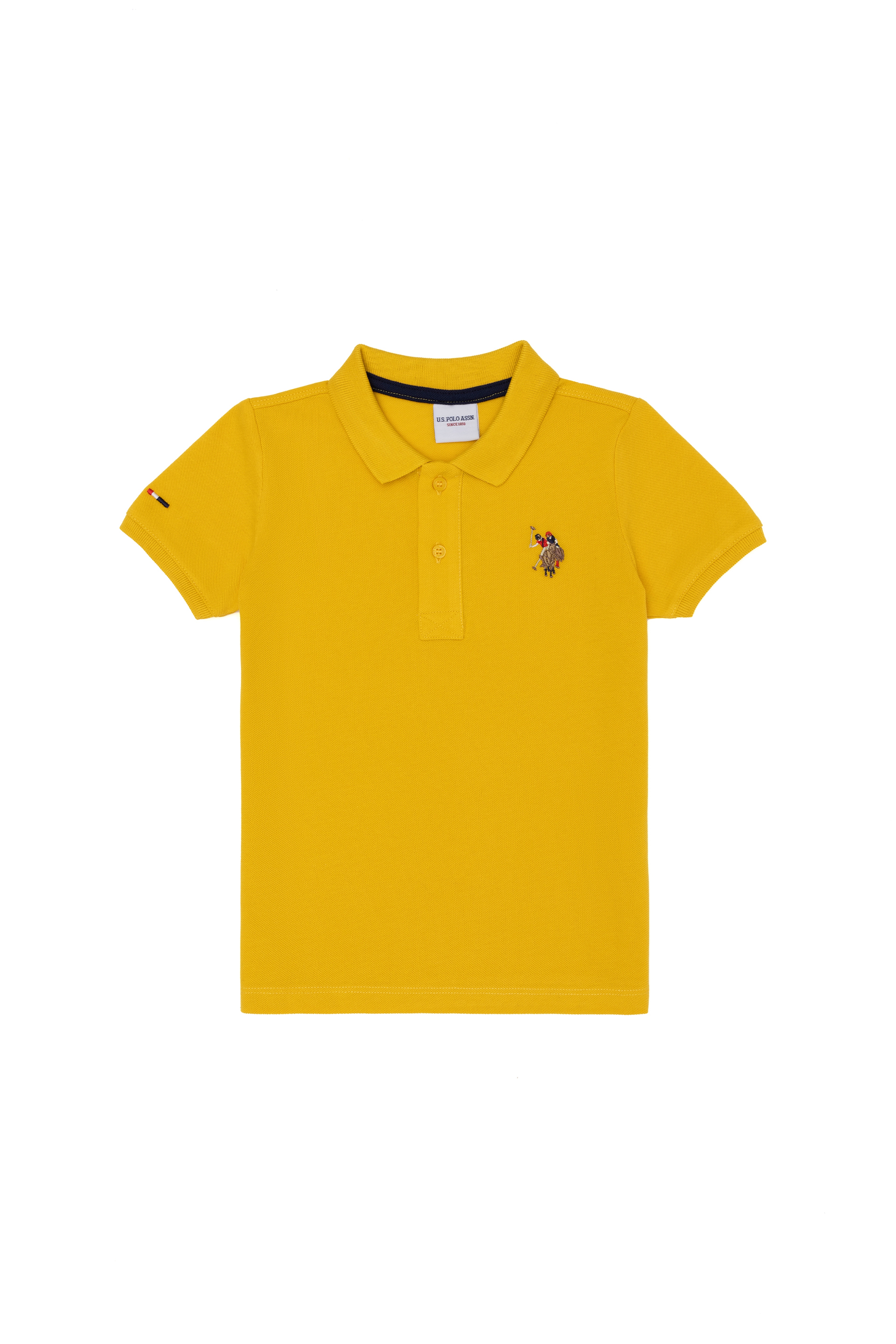 Erkek Çocuk Safran Basic Polo Yaka Tişört - Image 2