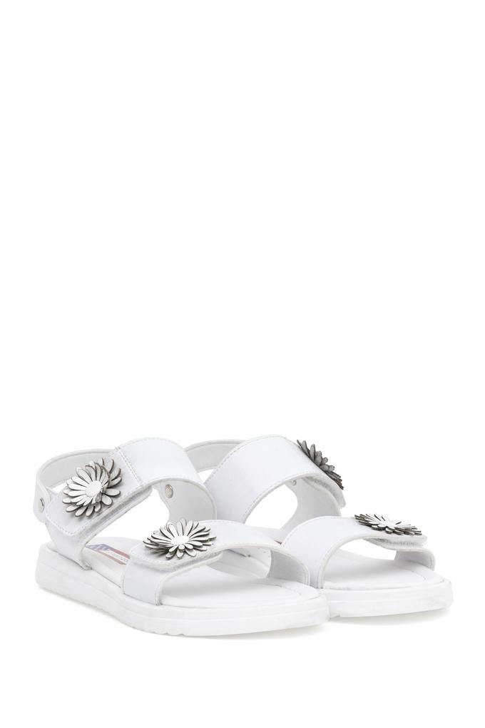 Kız Çocuk Beyaz Sandalet