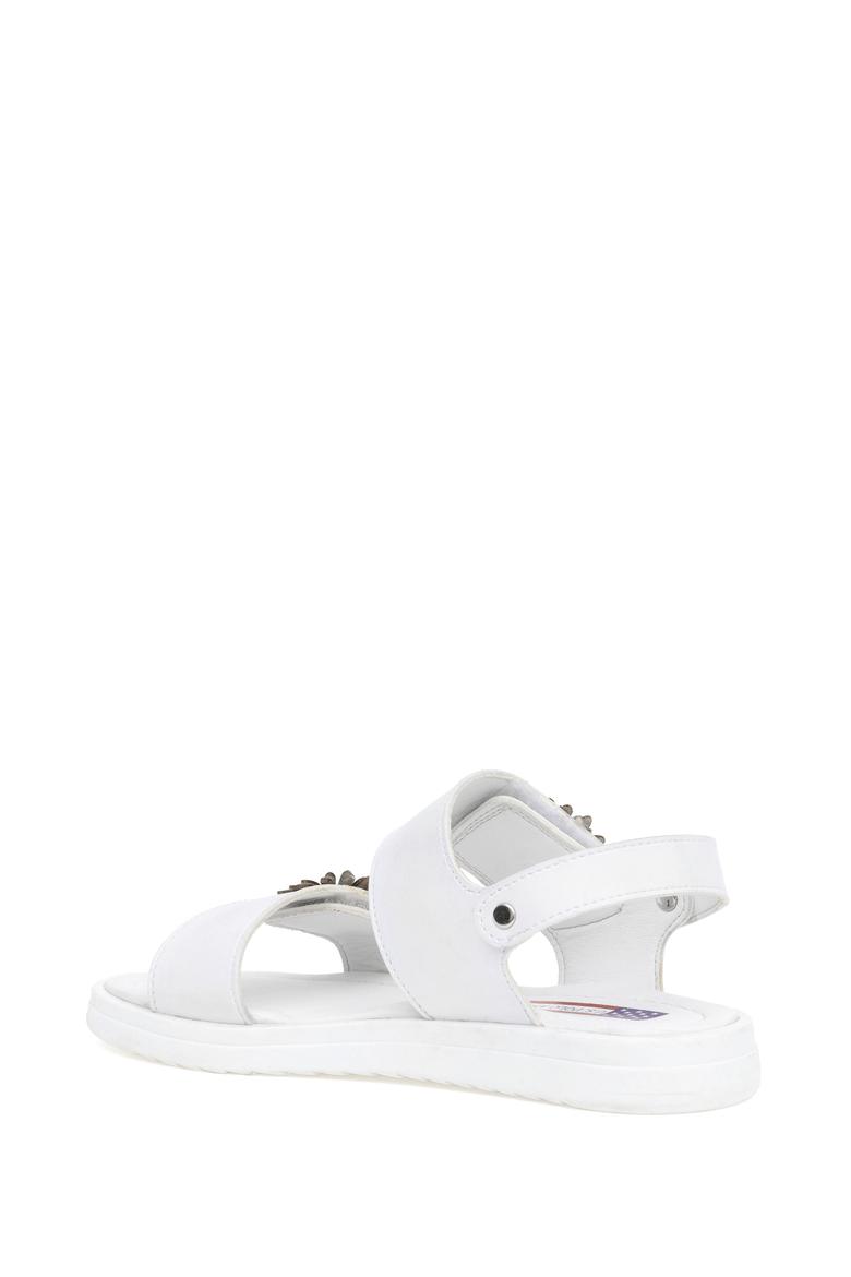 Kız Çocuk Beyaz Sandalet - 50266835002
