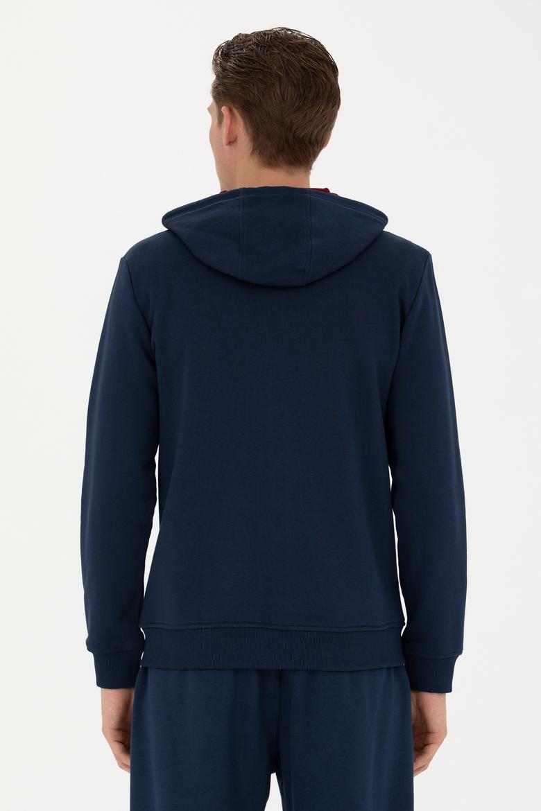 Erkek Lacivert Örme Hırka - 50270751007