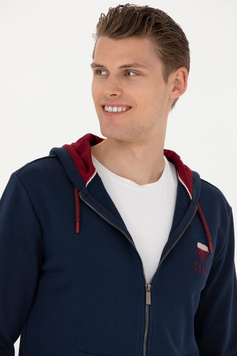 Erkek Lacivert Örme Hırka - 50270751007