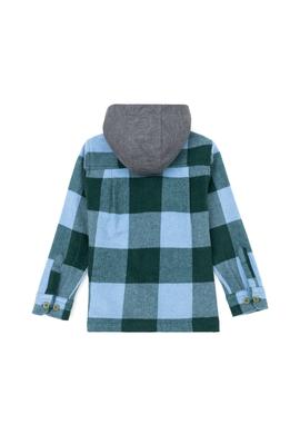 Erkek Çocuk Yeşil Uzun Kollu Gömlek - 50272787025