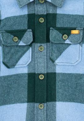 Erkek Çocuk Yeşil Uzun Kollu Gömlek - 50272787025