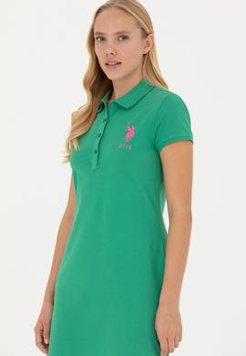 Kadın Yeşil Örme Elbise - 50262697187