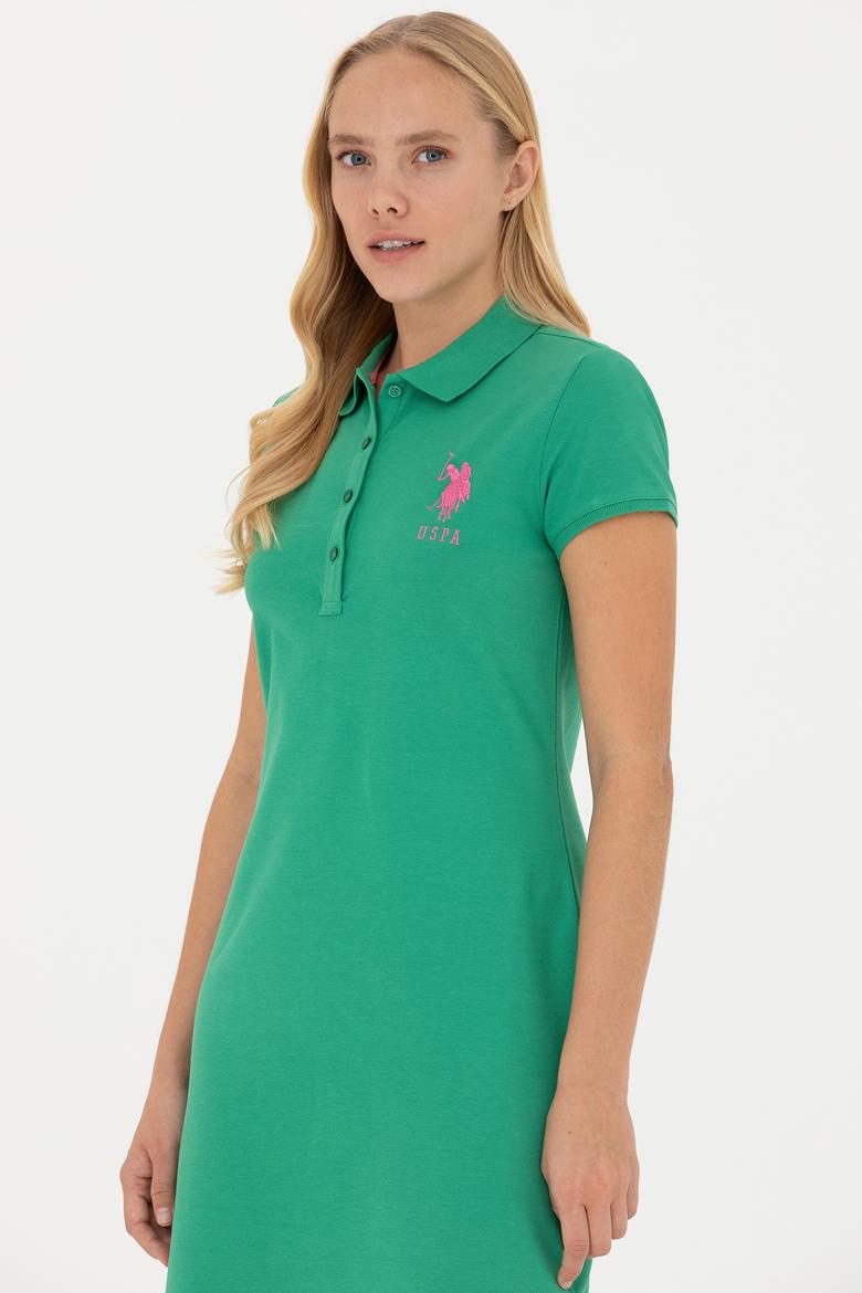 Kadın Yeşil Örme Elbise - 50262697187