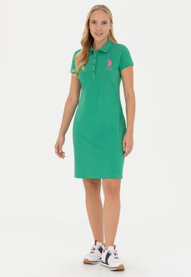 Kadın Yeşil Örme Elbise - 50262697187