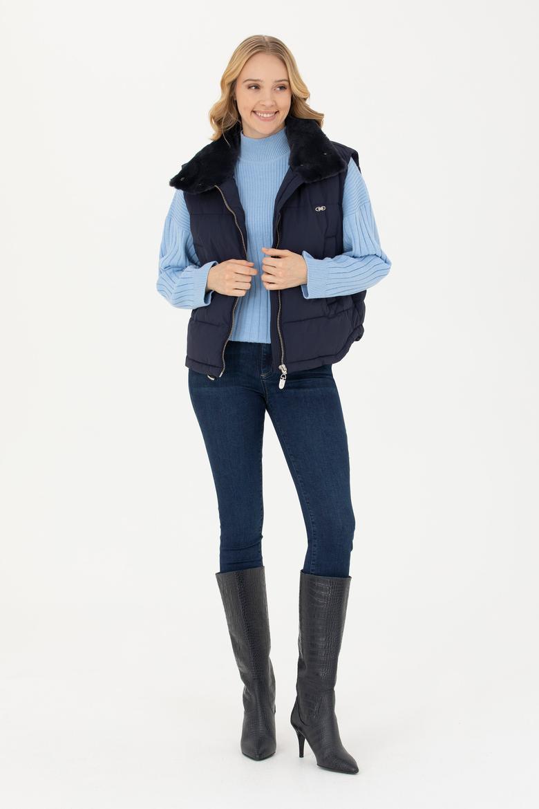 Kadın Lacivert Yelek - 50271166055