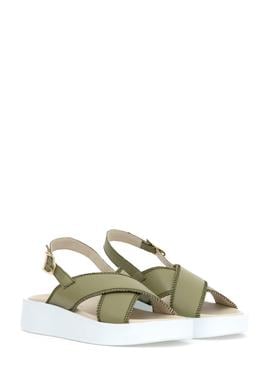 Kadın Yeşil Sandalet - 50267037019