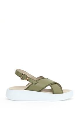 Kadın Yeşil Sandalet - 50267037019