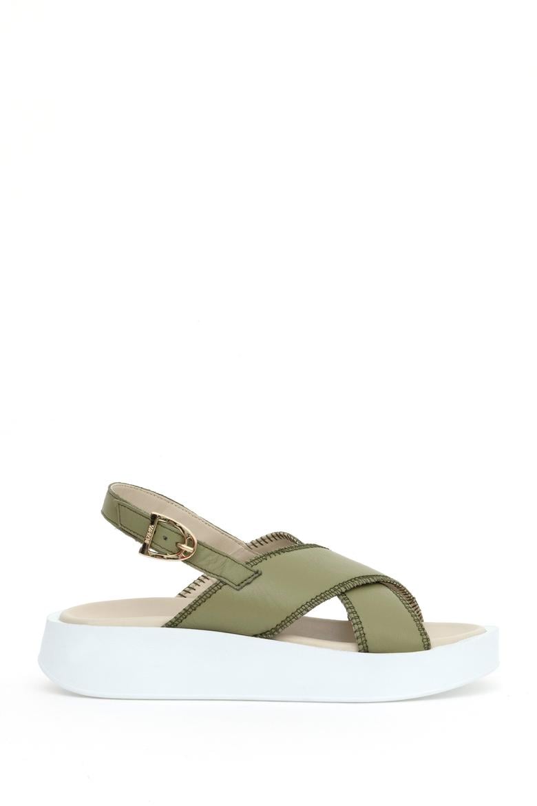 Kadın Yeşil Sandalet - 50267037019