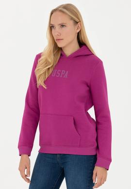 Kadın Menekşe Basic Kapüşonlu Sweatshirt - 50271557097
