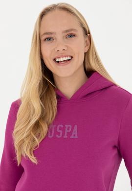 Kadın Menekşe Basic Kapüşonlu Sweatshirt - 50271557097