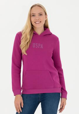 Kadın Menekşe Basic Kapüşonlu Sweatshirt - 50271557097