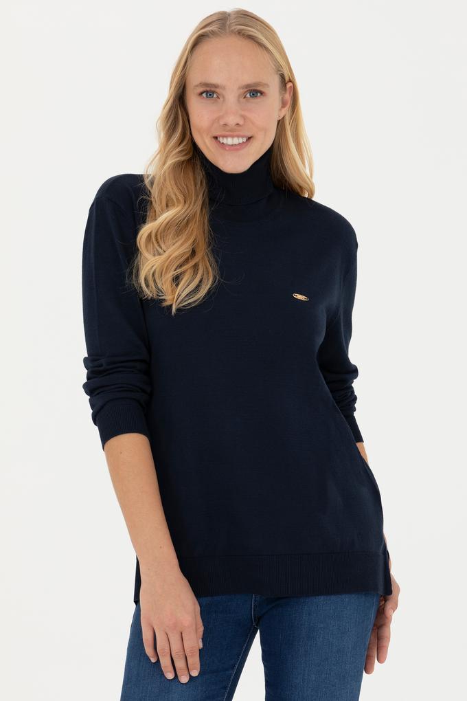 Kadın Lacivert Basic Kazak