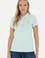 Kadın Su Yeşili Basic Polo Yaka Tişört