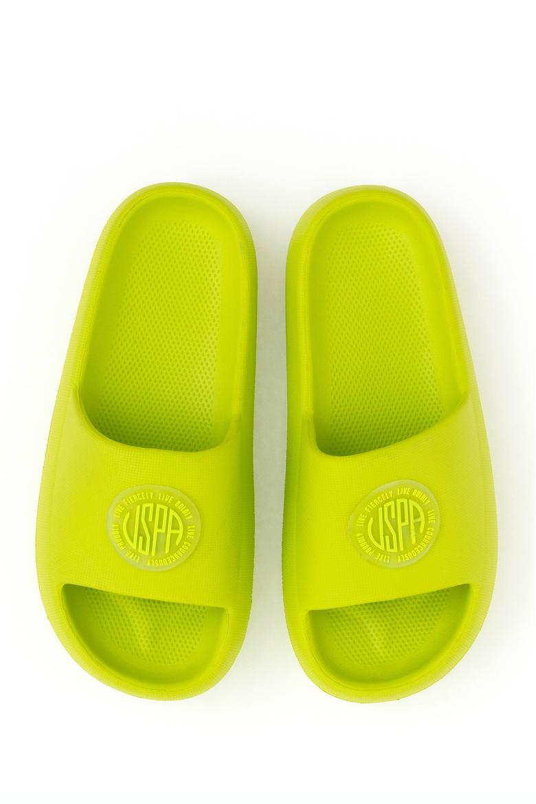 Kadın Neon Sarı Terlik