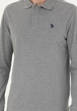 Erkek Gri Melanj Basic Sweatshirt - 50269405017