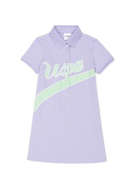 Kız Çocuk Lila Örme Elbise - 50249093007