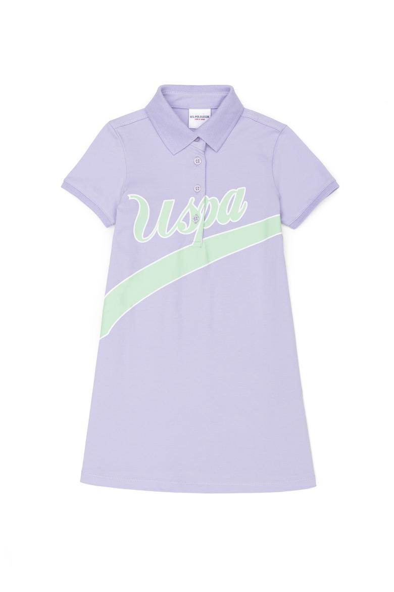 Kız Çocuk Lila Örme Elbise - 50249093007