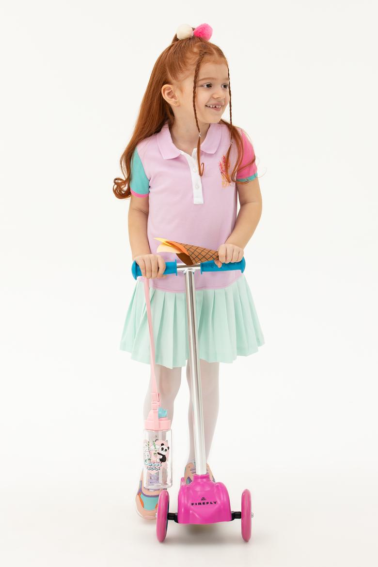 Kız Çocuk Manolya Örme Elbise - 50263457012