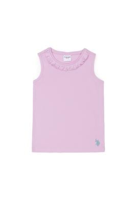 Kız Çocuk Manolya Kolsuz Tişört - 50271884013