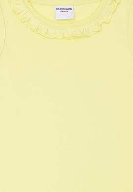 Kız Çocuk Açık Sarı Kolsuz Tişört - 50271884045