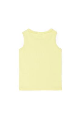 Kız Çocuk Açık Sarı Kolsuz Tişört - 50271884045