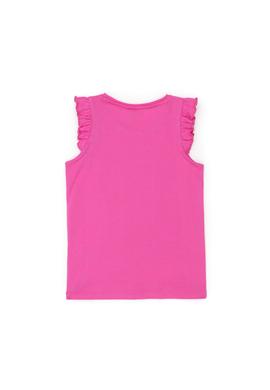 Kız Çocuk Pembe Kolsuz Tişört - 50271883060