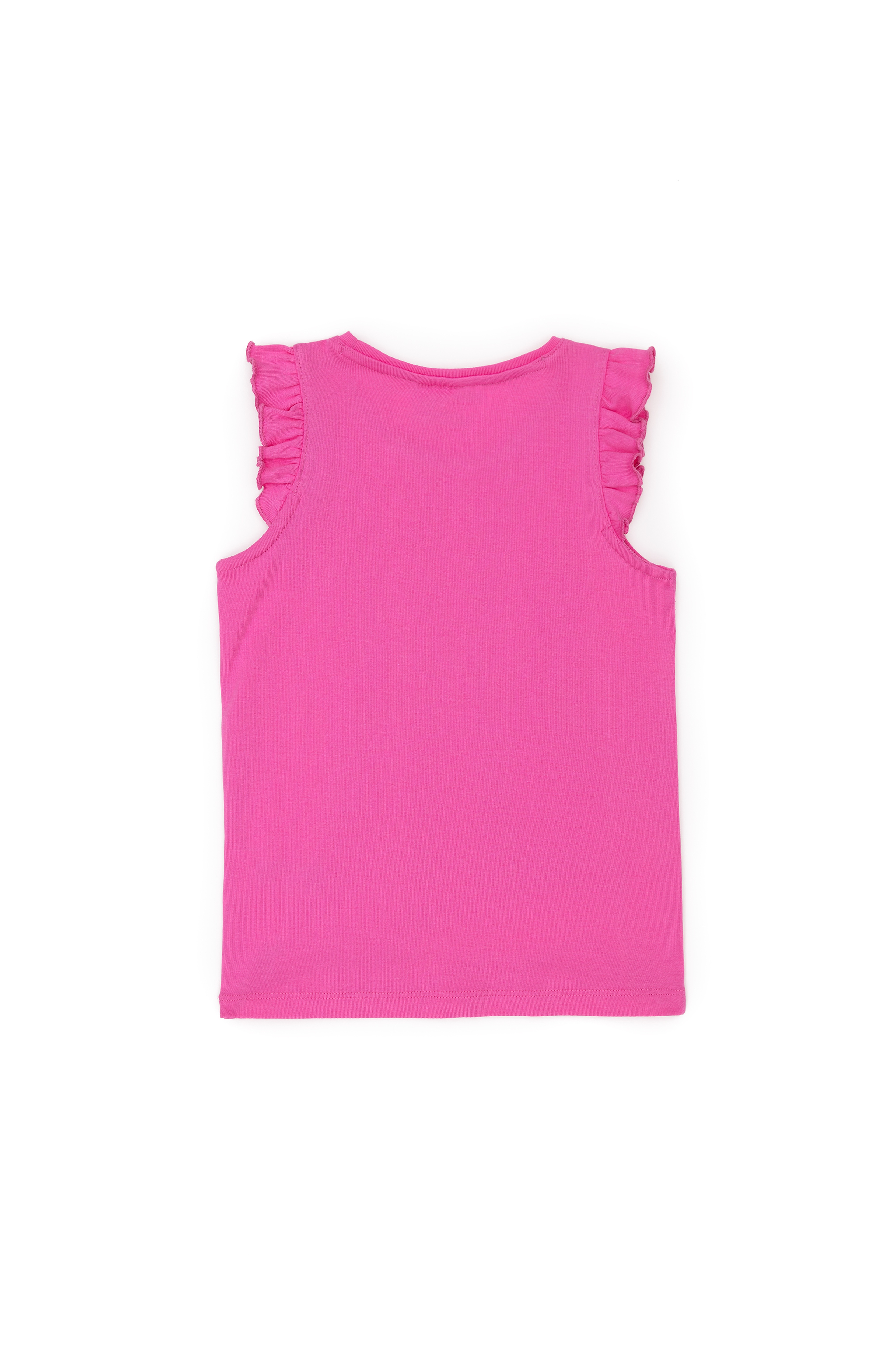 Kız Çocuk Pembe Kolsuz Tişört