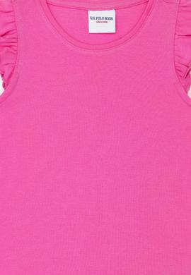 Kız Çocuk Pembe Kolsuz Tişört - 50271883060