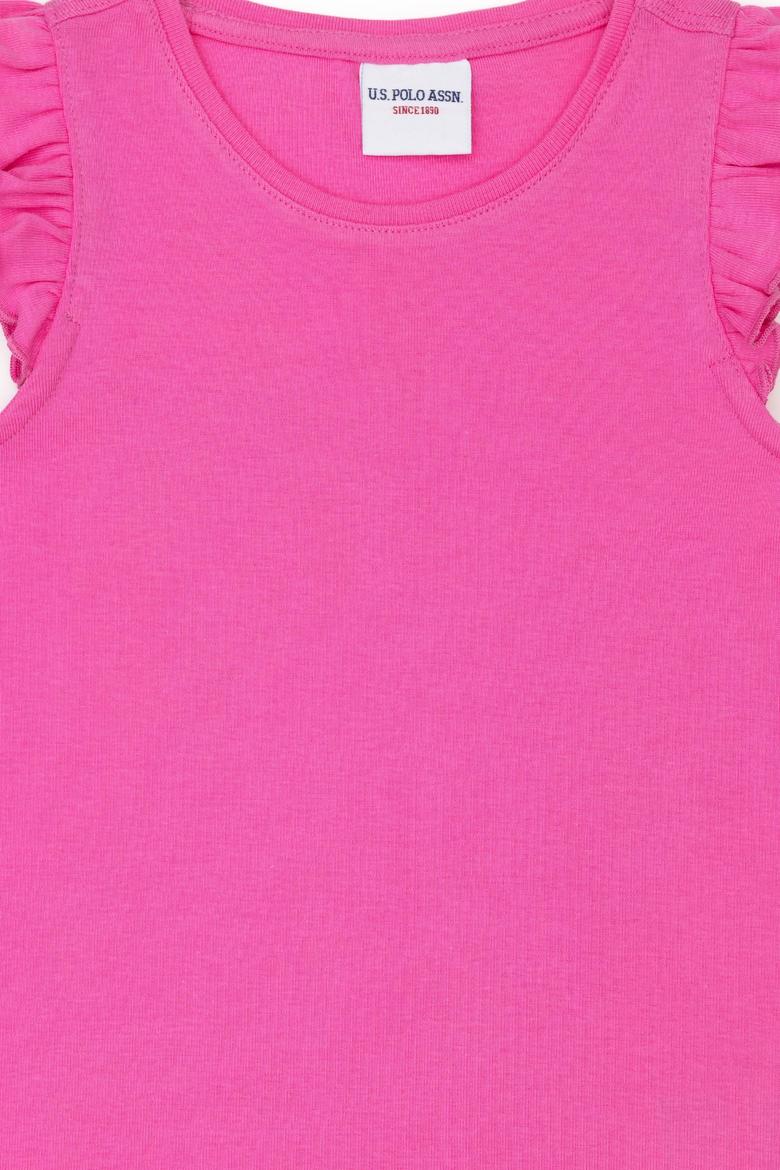 Kız Çocuk Pembe Kolsuz Tişört - 50271883060