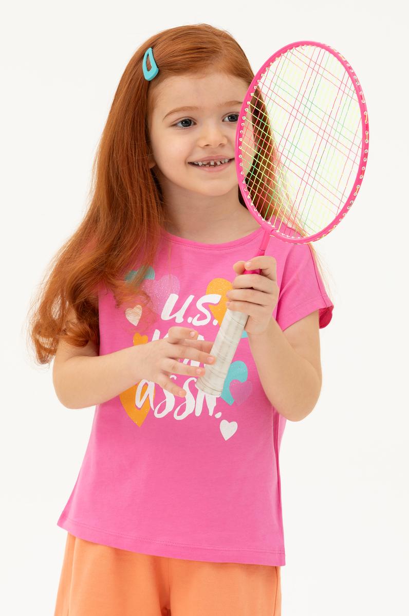 Kız Çocuk Pembe Tişört