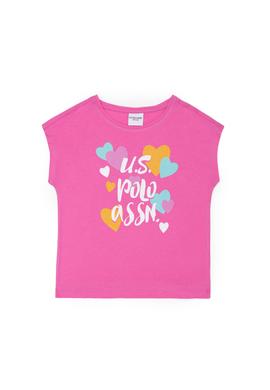 Kız Çocuk Pembe Tişört - 50269323009