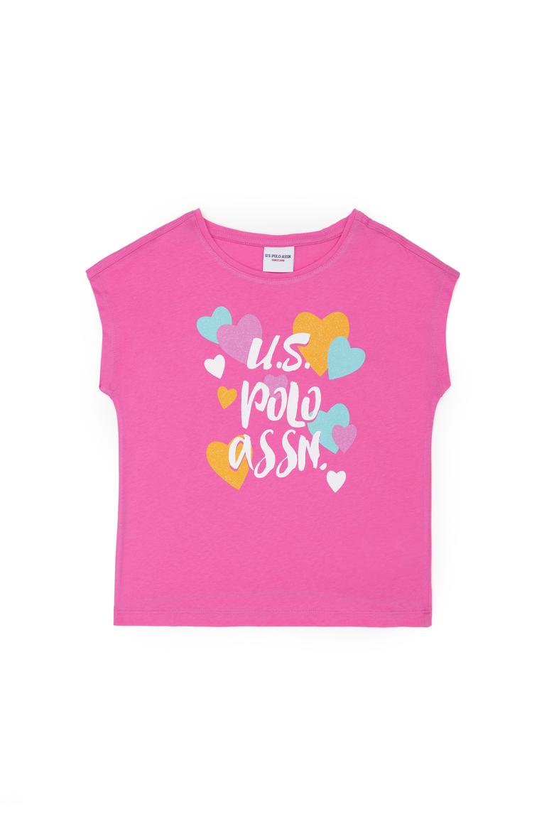 Kız Çocuk Pembe Tişört - 50269323009