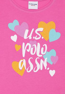 Kız Çocuk Pembe Tişört - 50269323009