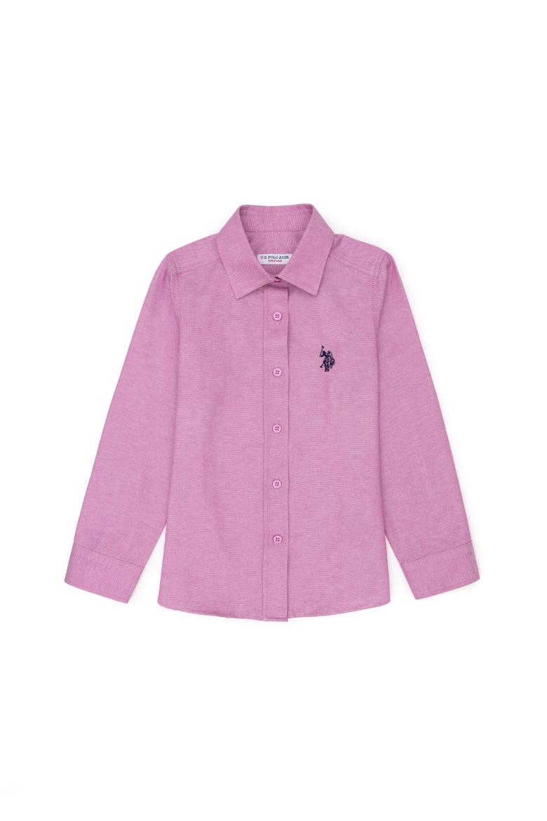 Kız Çocuk Menekşe Uzun Kollu Gömlek - 50289206016