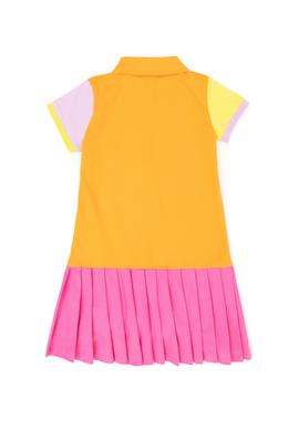 Kız Çocuk Turuncu Örme Elbise - 50263457028