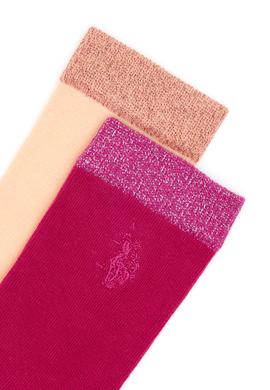 Kız Çocuk 2'li Simli Soket Çorap - 50281728004