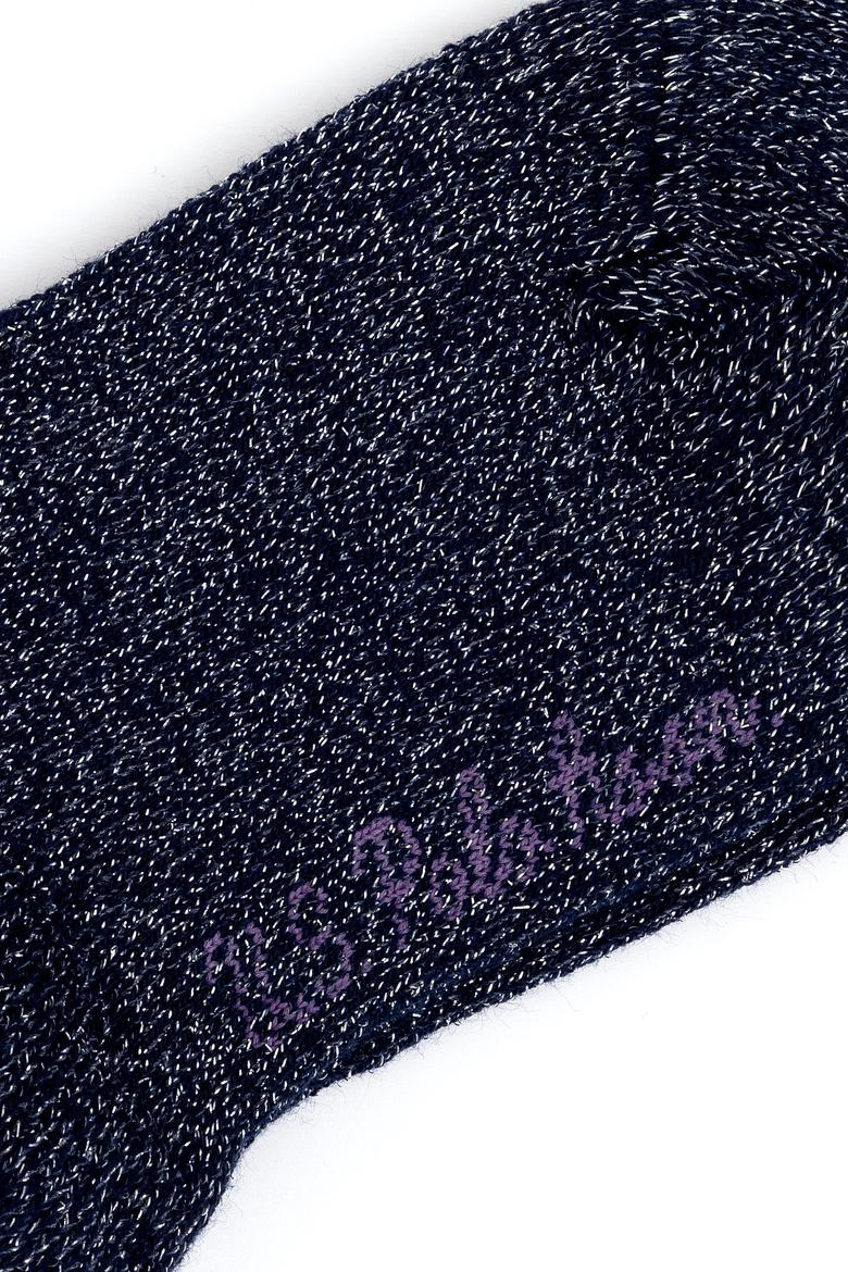 Kız Çocuk Lacivert Simli Külotlu Çorap - 50274143001