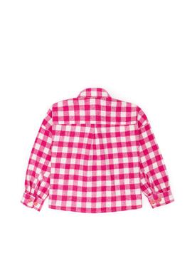 Kız Çocuk Nar Çiçeği Uzun Kollu Gömlek - 50255257022