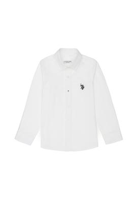 Kız Çocuk Beyaz Uzun Kollu Gömlek - 50262968012
