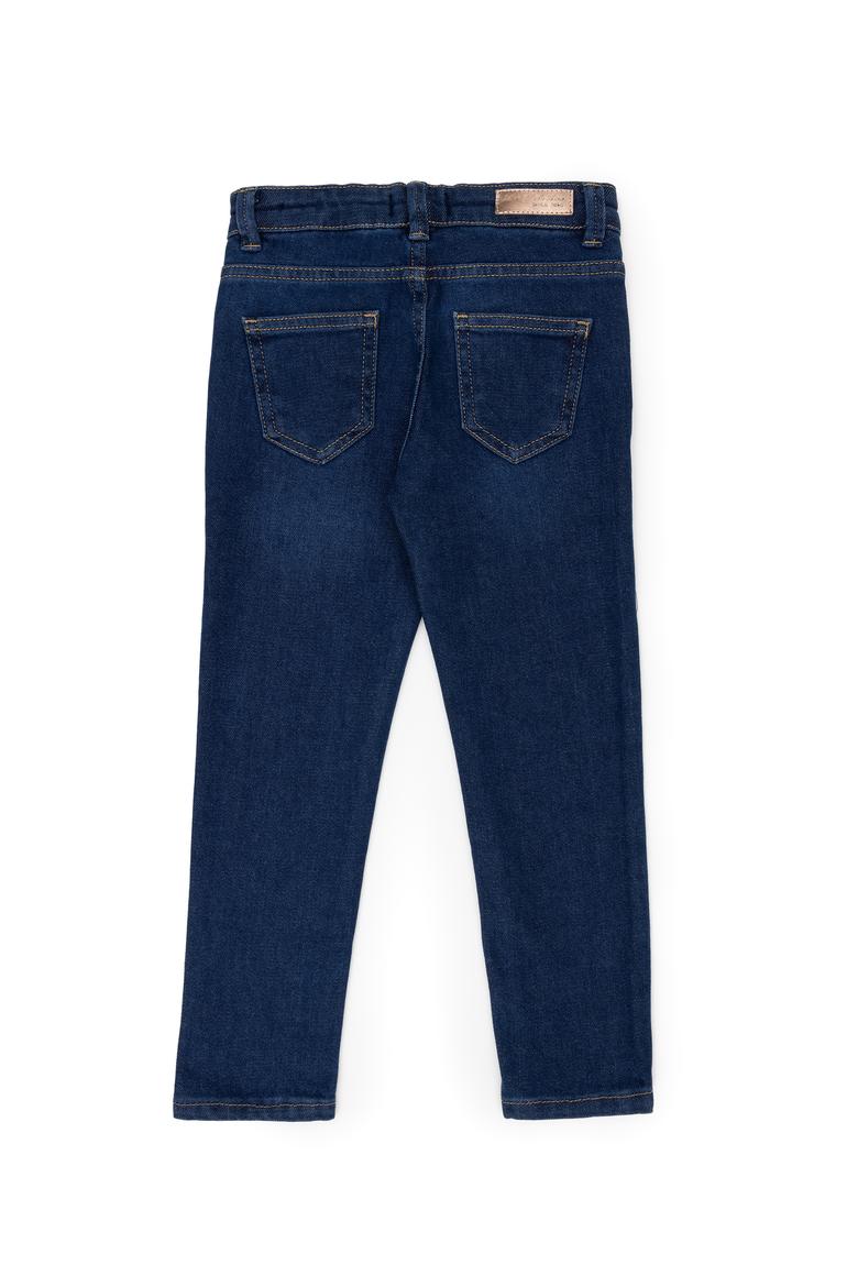 Kız Çocuk Koyu Mavi Jean Pantolon - 50275505002